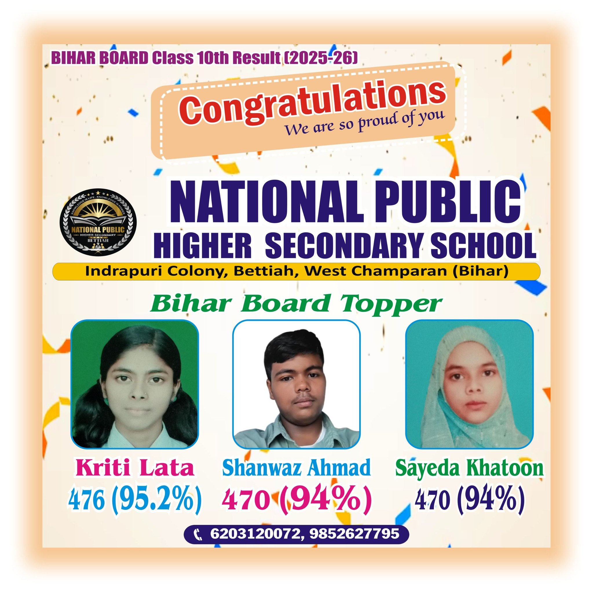 Class X Board Results — Outstanding Performance!